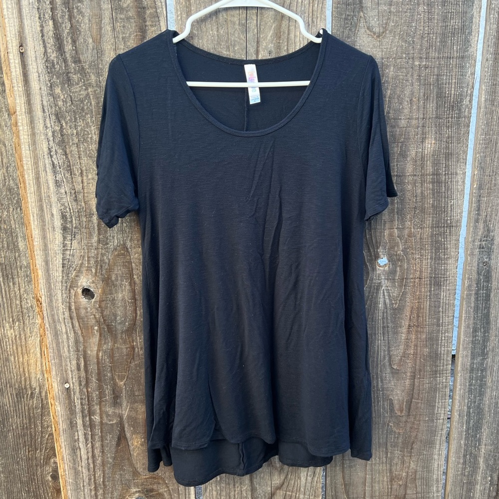 Lularoe Solid Black Swing Top - image 1